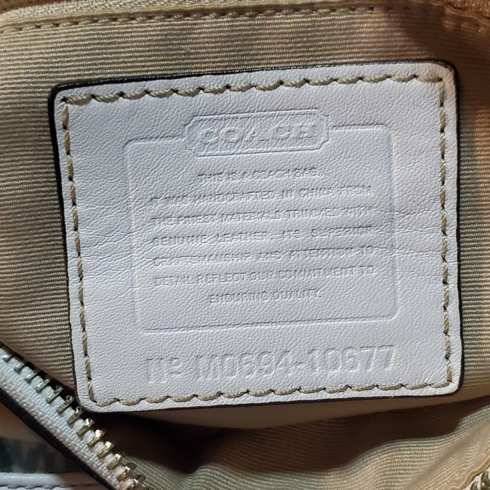 Authentic Coach Scribble Multicolor Shoulder Bag - image 6